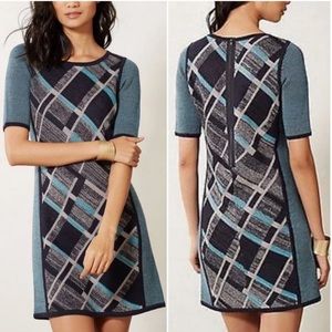 Anthro SPARROW Blue Gwyn Wool Sweater Dress